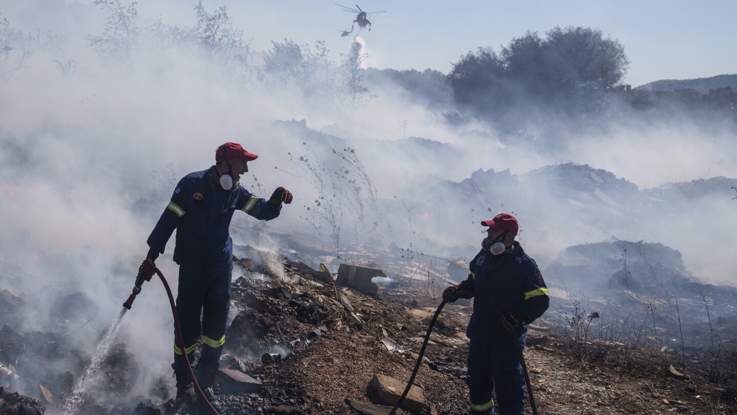 Summer wildfires plague Greece and Turkey. The worst ones have been contained