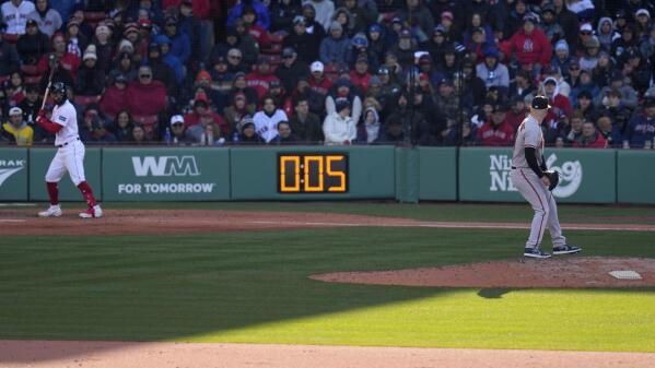 MLB opening day has 14 clock violations, stolen base spike