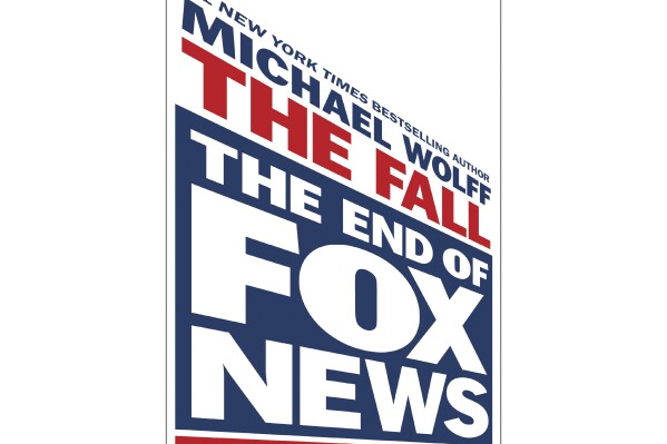 This cover image released by Henry Holt shows “The Fall: The End of Fox News and the Murdoch Dynasty” by Michael Wolff, releasing Sept. 26. (Henry Holt via AP)