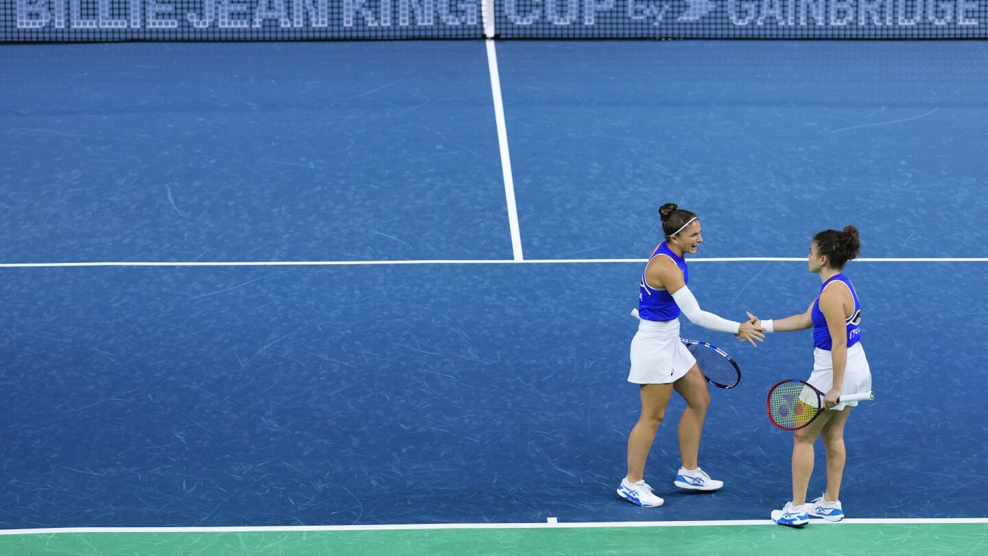 Italy Advances to Billie Jean King Cup Final