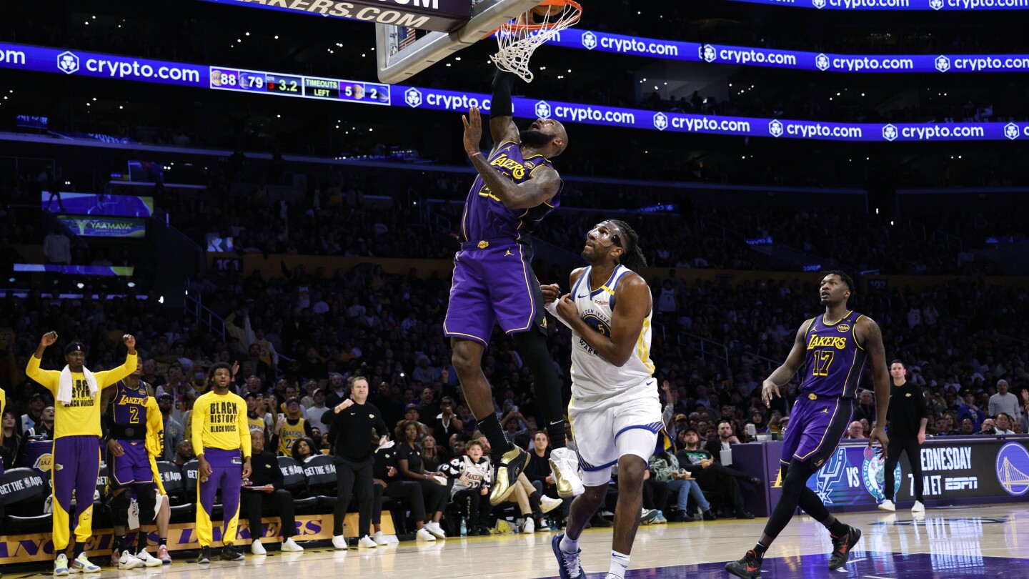 LeBron James will sit out the Lakers' game against Indiana to rest his sore left ankle