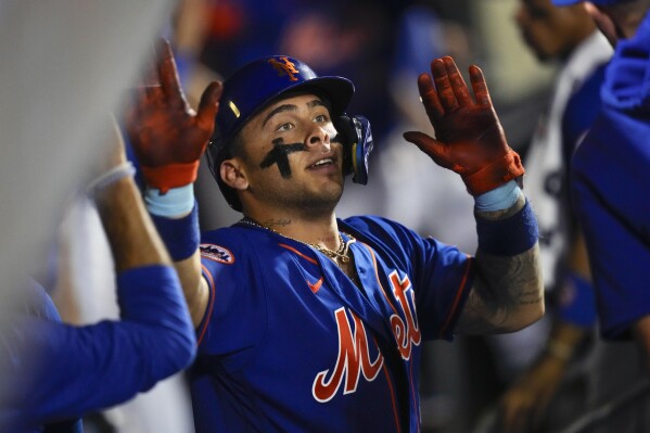 New York Mets Brandon Nimmo Framed 12 x 12 Game-Used