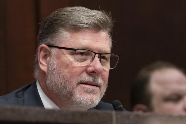 Rep. Rick Crawford, R-Ark., speaks during a hearing of the House Intelligence, Counterterrorism, Counterintelligence, and Counterproliferation Subcommittee hearing on "Unidentified Aerial Phenomena," on Capitol Hill, May 17, 2022, in Washington. (AP Photo/Alex Brandon)