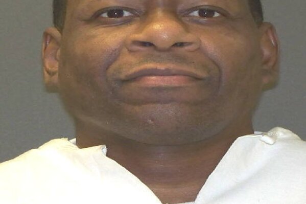 
              This undated photo provided by the Texas Department of Criminal Justice shows inmate Rodney Reed. The state's top criminal appeals court is refusing to allow additional DNA testing of evidence in the lengthy Central Texas death penalty case of Reed. The Texas Court of Criminal Appeals says the request by Reed's attorneys was the latest of a number of legal moves to unreasonably delay his execution for the April 1996 abduction, rape and strangling of 19-year-old Stacy Stites. Her body was found off the side of a road in Bastrop County. (Texas Department of Criminal Justice via AP)
            