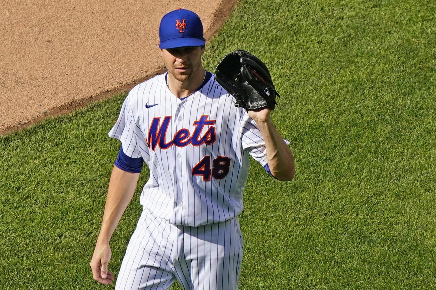 Jacob deGrom allows one hit in Mets win over Braves