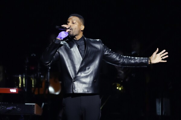 J. Ivy performs during the 66th annual Grammy Awards on Sunday, Feb. 4, 2024, in Los Angeles. (AP Photo/Chris Pizzello)