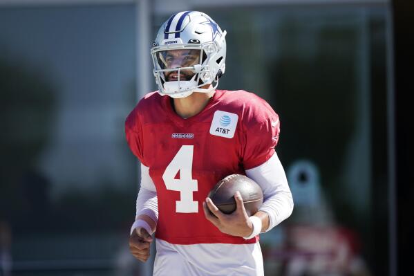 Dak Prescott injury: Watch Cowboys QB go through pre-game throwing session,  but will he play in Week 6? - DraftKings Network