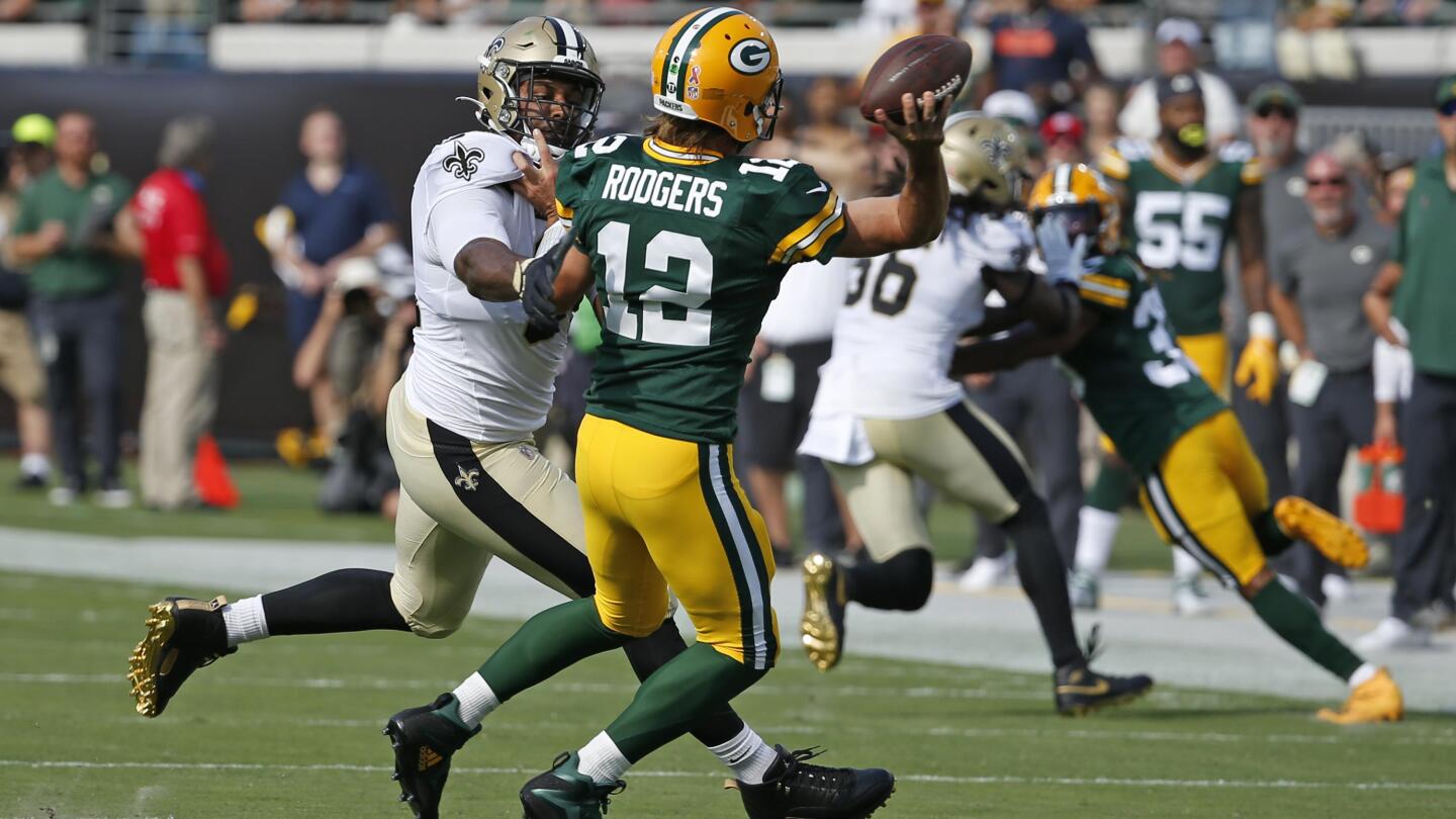 What's Green Bay Packers QB Aaron Rodgers' record in Florida games?