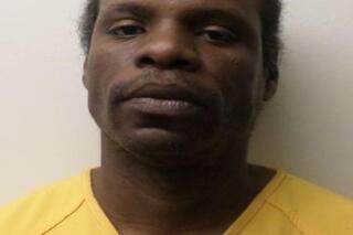 This Oct. 4, 2017, image provided by the Oklahoma Department of Corrections is of Gregory Thompson, 49, who is accused of killing a prison guard in Oklahoma. The attack happened Sunday, July 31, 2022, at the Davis Correctional Facility, which is a privately run prison in Holdenville about 70 miles (115 kilometers) southeast of Oklahoma City. (Oklahoma Department of Corrections via AP)