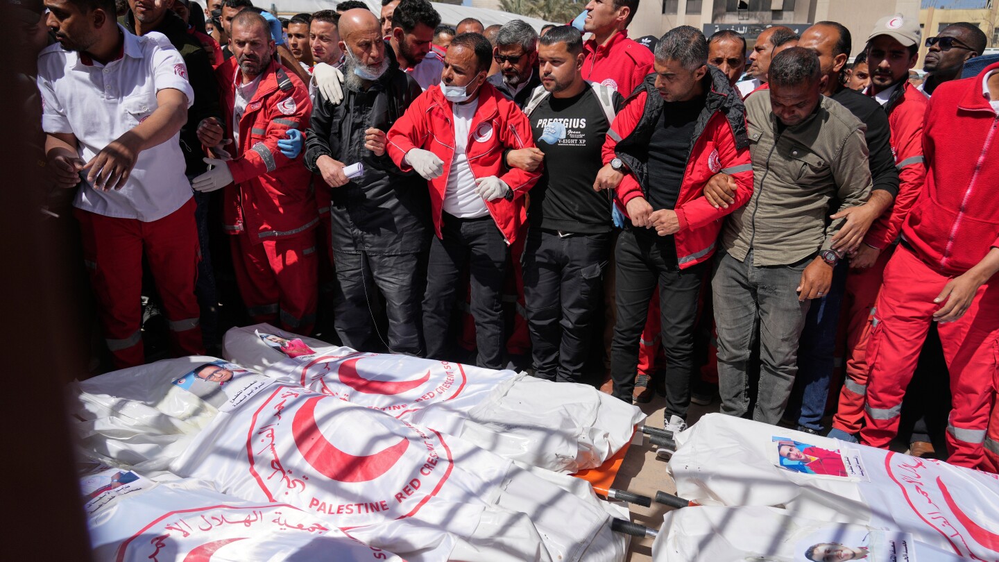 Israeli probe into the killings of 15 Palestinian medics in Gaza reveals ‘skilled screw ups’