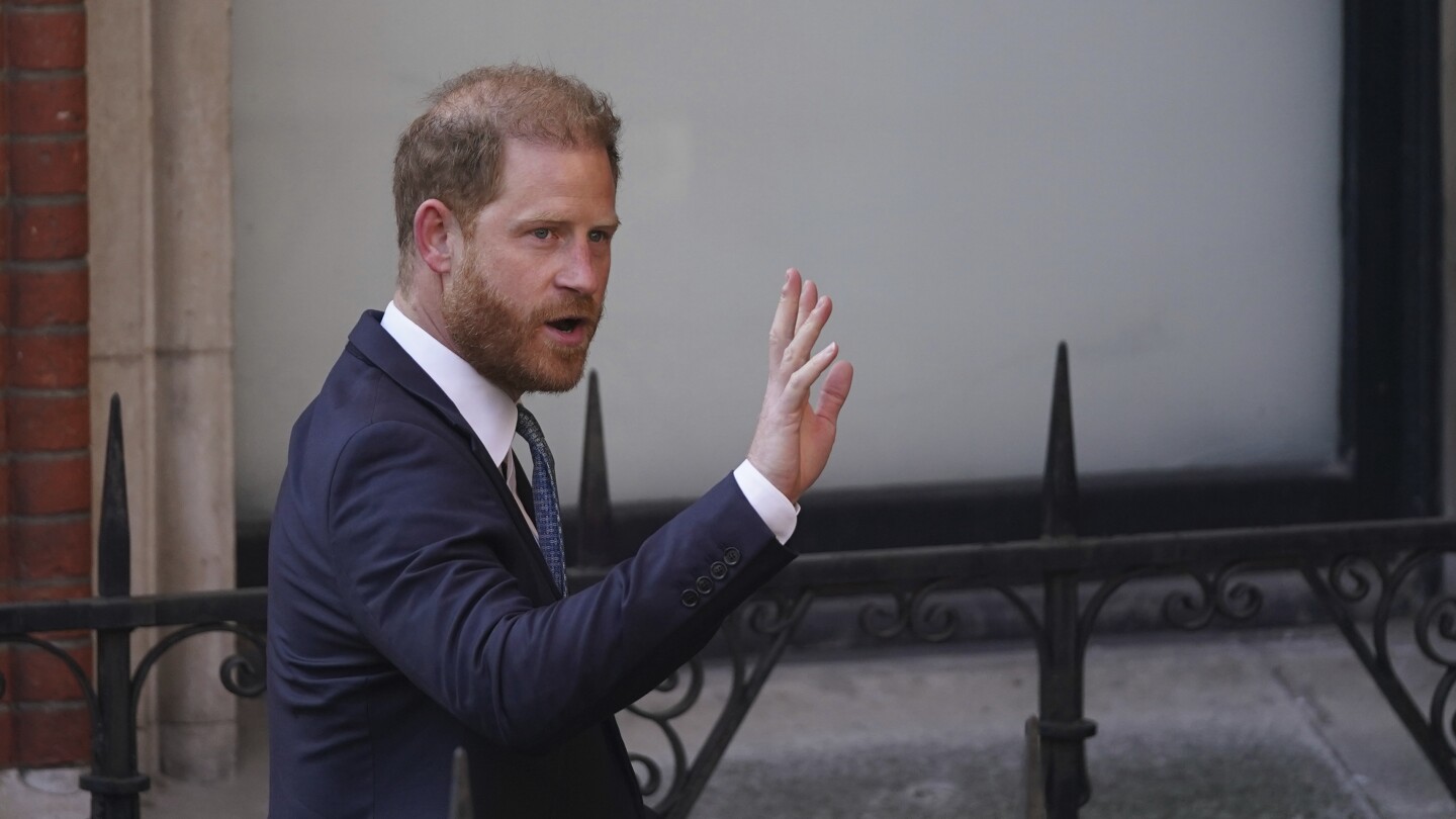 Lawyer says Prince Harry was unfairly 'singled out' when stripped of UK  security detail | AP News
