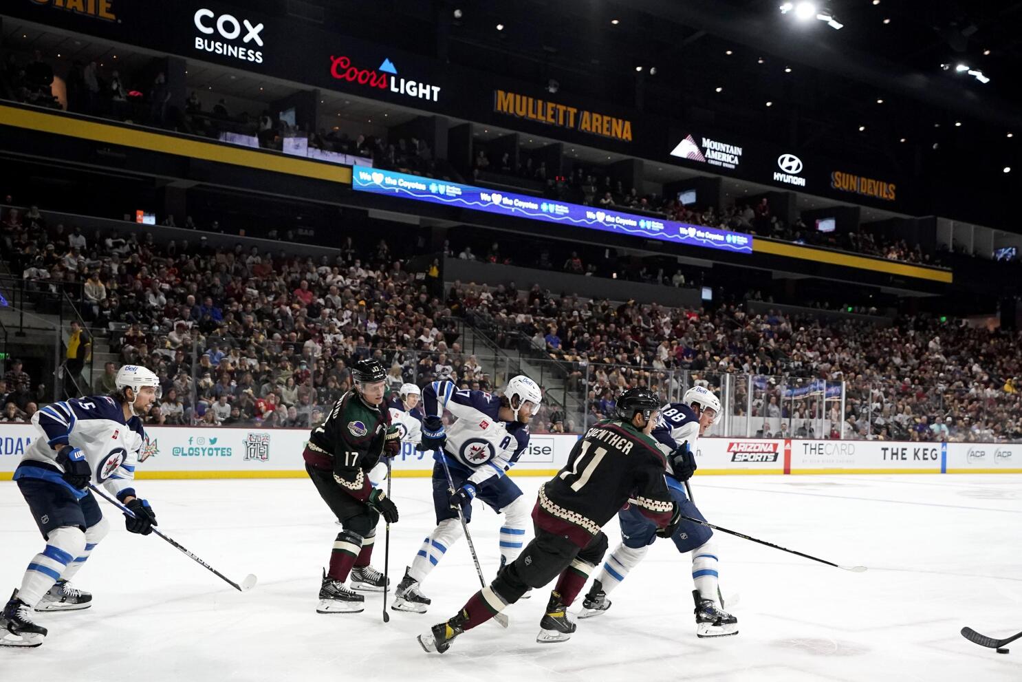 Mullett Arena a success for Arizona Coyotes on 1st night despite defeat