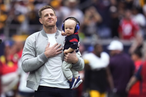 Former Texans star JJ Watt inducted into team's Ring of Honor