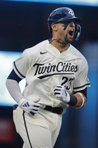 2022 Minnesota Twins: Game-used Byron Buxton Home Powder Blue Jersey worn  on 6/12/2022 and 8/17/2022