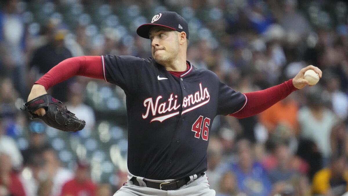 Corbin's resurgent outing helps Nationals beat Brewers 4-1