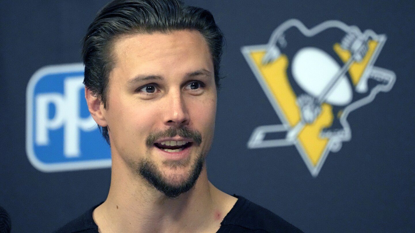 Erik Karlsson’s uncertain summer is over. The defenseman is eager to get to work with the Penguins