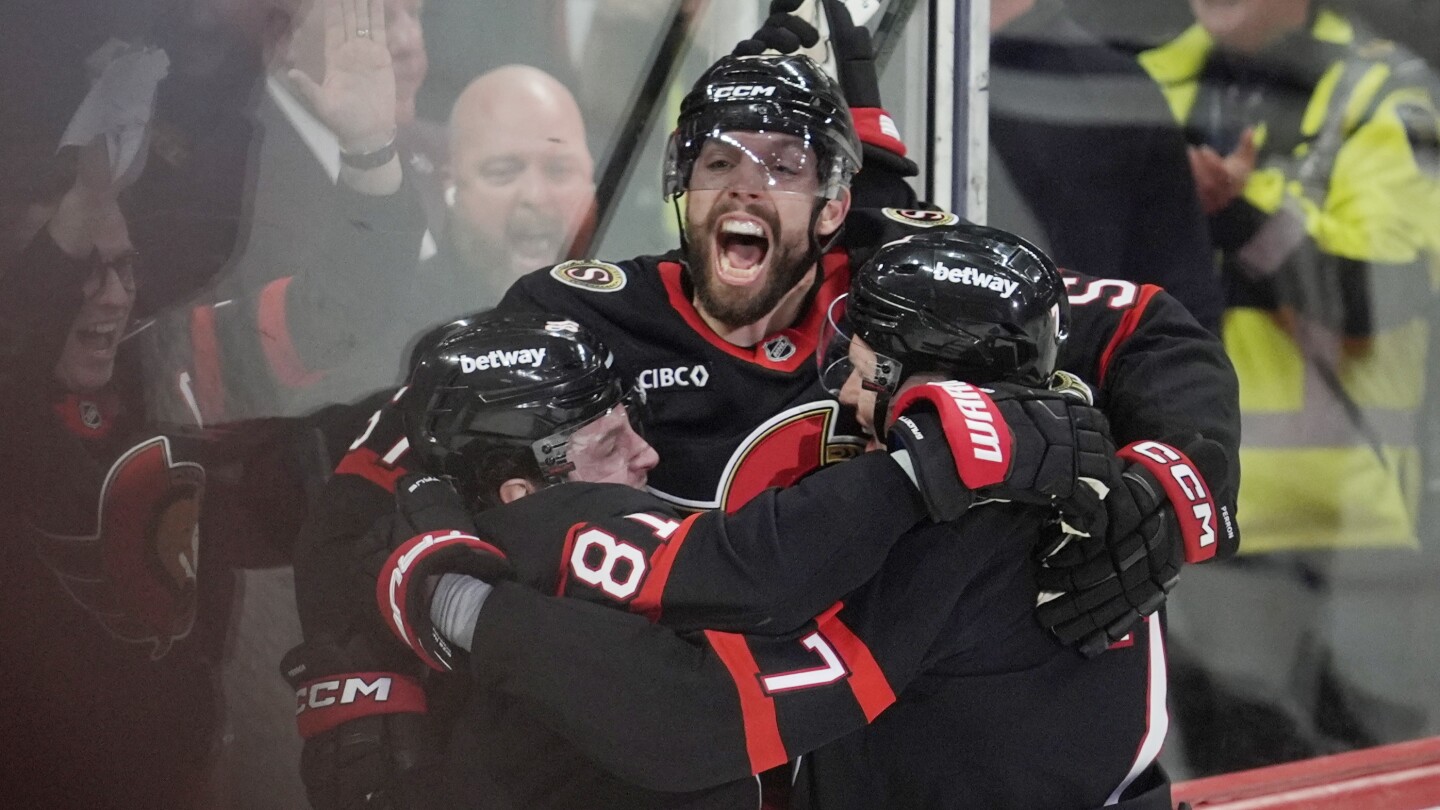 Senators edge Maple Leafs 4-3 in OT, cut series deficit