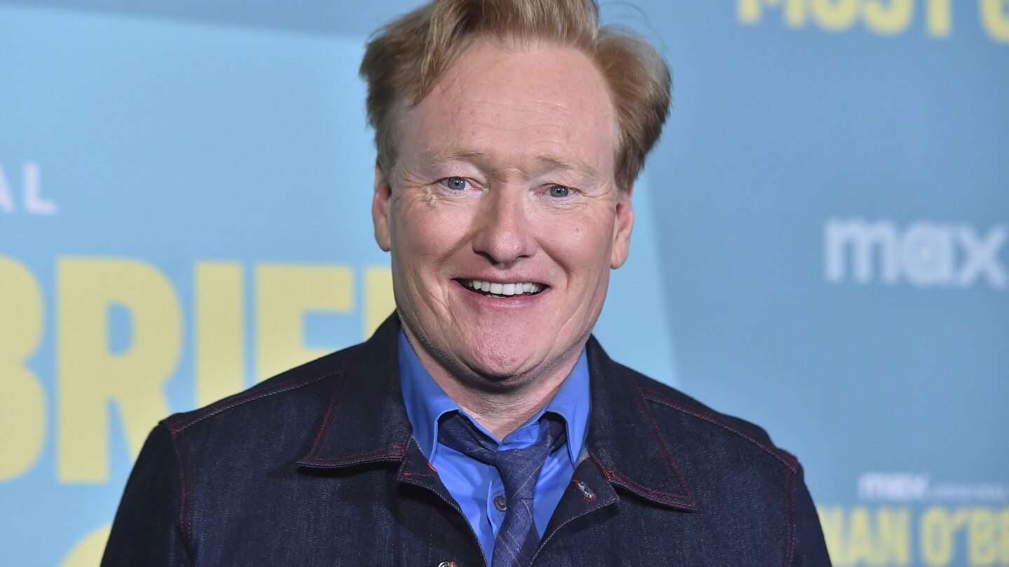 Conan O'Brien will receive the Mark Twain Prize for lifetime achievement in comedy