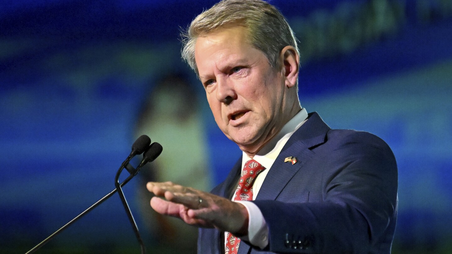 Georgia Gov. Kemp tells business group that he wants to limit lawsuits, big legal judgments