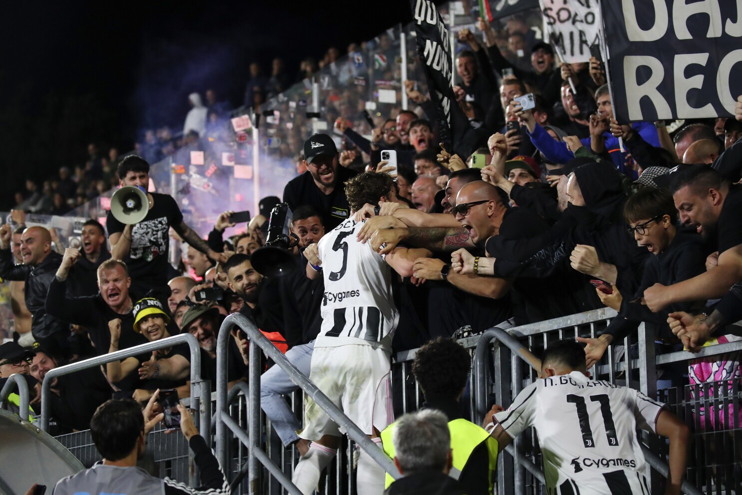 Juventus secures Champions League berth with wild win at relegated Venezia
