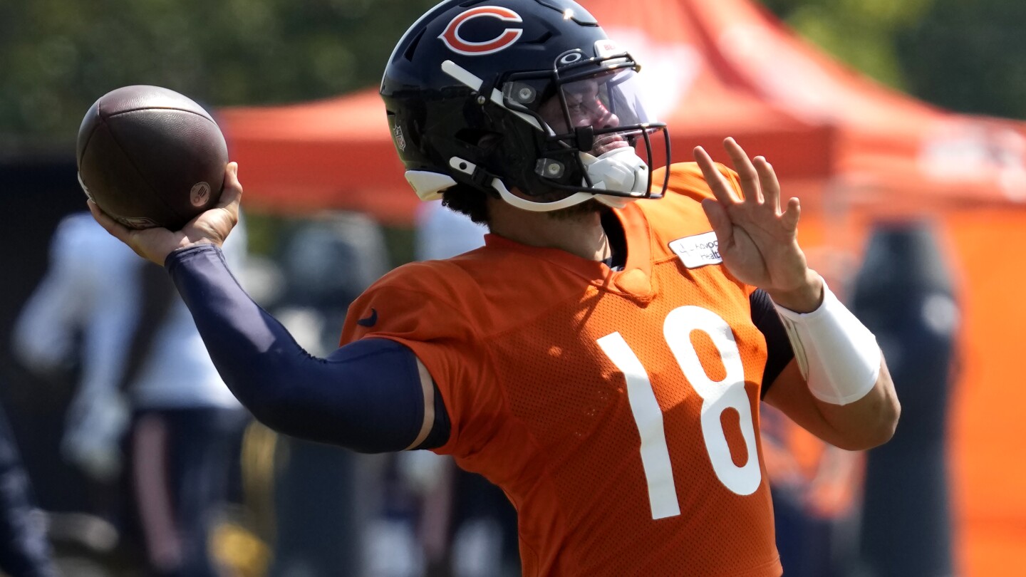 O QB Caleb Williams do Chicago Bears luta contra os altos e baixos do início do campo de treinamento
 #ÚltimasNotícias