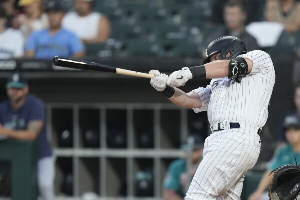 Andrew Vaughn's RBI single, 09/22/2023