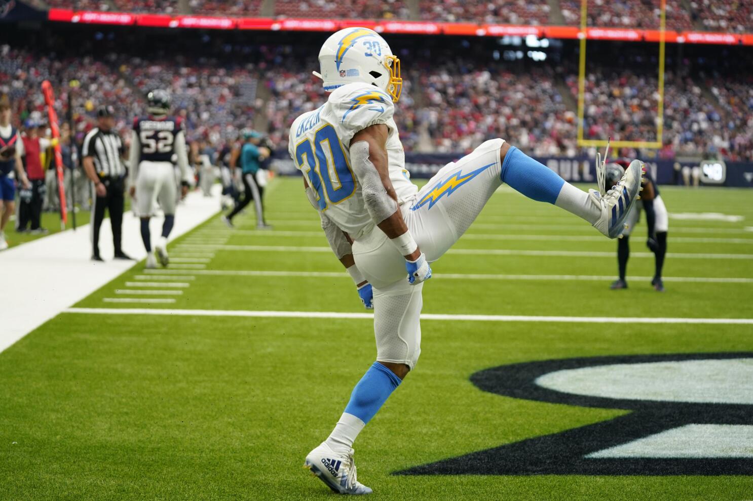 Pittsburgh Steelers 37-41 Los Angeles Chargers: Austin Ekeler scores four  touchdowns as Chargers win thriller, NFL News