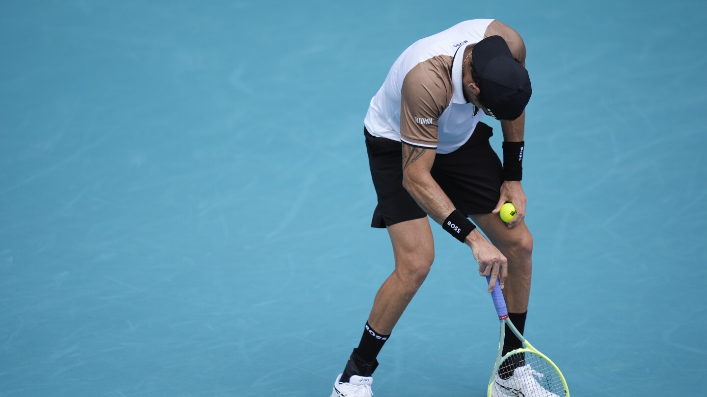Andy Murray bat Matteo Berrettini, fatigué, pour se qualifier à l’Open de Miami