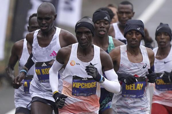 Kenyans sweep Boston Marathon but Eliud Kipchoge misses out on