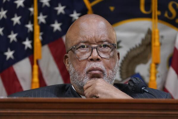 Chairman Bennie Thompson, D-Miss., listens as the House select committee investigating the Jan. 6 attack on the U.S. Capitol holds a hearing at the Capitol in Washington, Tuesday, July 12, 2022. (AP Photo/J. Scott Applewhite)