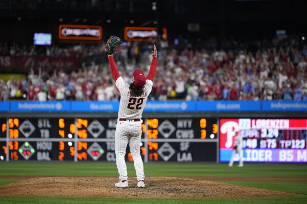 Michael Lorenzen throws a no-hitter in his home debut with the Phillies,  14th in franchise history