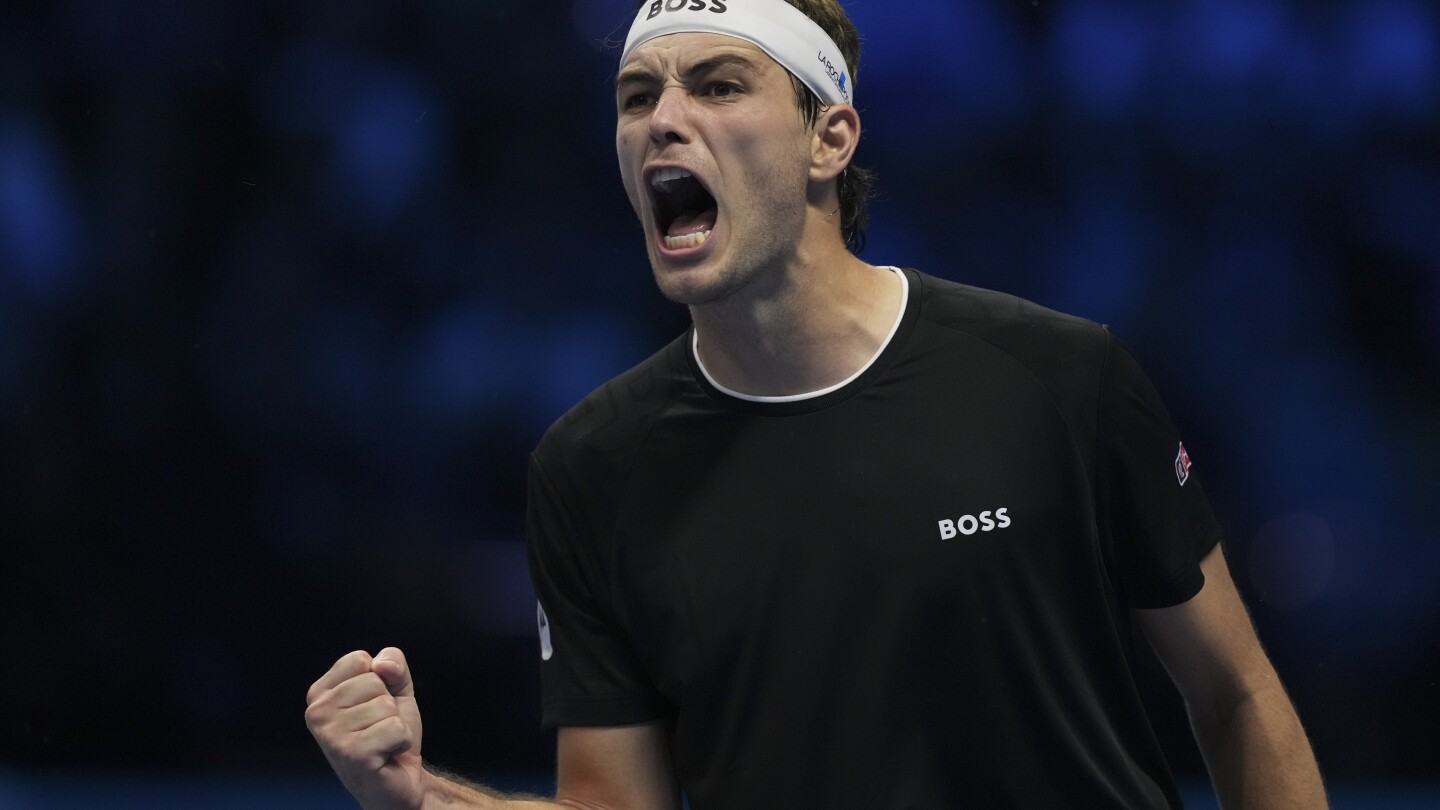US Open runner-up Fritz reaches another grand final by beating Zverev in ATP Finals