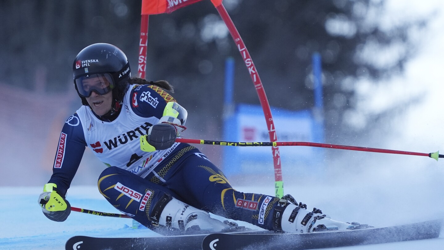 Sara Hector Wins Giant Slalom in Kranjska Gora