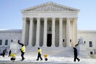 FILE - The Supreme Court is shown, Friday, Jan. 7, 2022, in Washington. Lawmakers in West Virginia have introduced a bill to ban abortion after 15 weeks, a proposal nearly identical to the Mississippi law currently under review by the U.S. Supreme Court. (AP Photo/Evan Vucci, File)