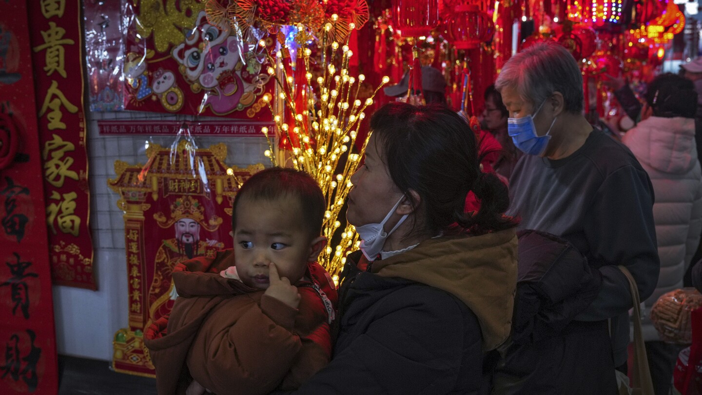 China’s population falls for a third straight year, posing challenges for its government and economy