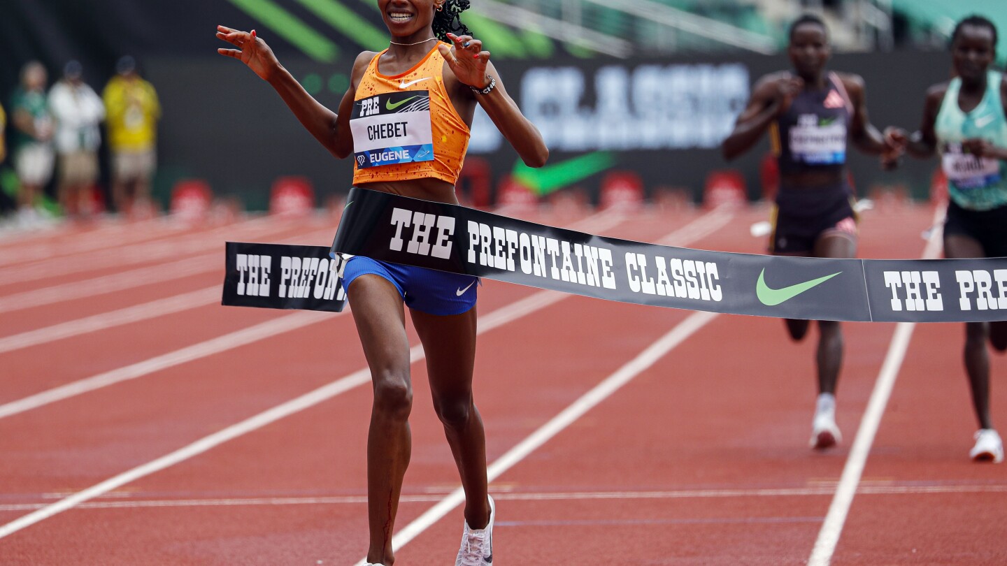 Beatrice Chebet of Kenya Smashes World Record in 10,000 Meters