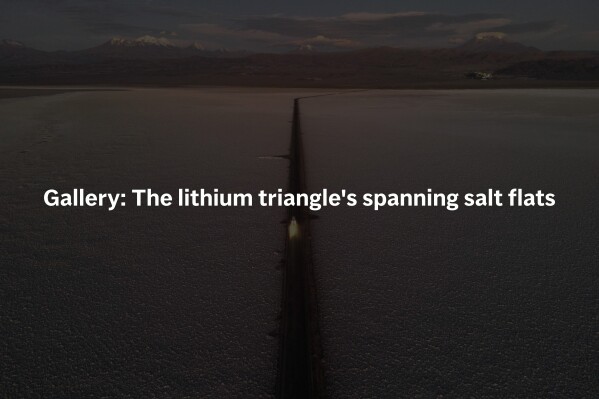 The salt flats spanning "the lithium triangle" contain a treasure trove of lithium, which has turned the heads of some of the world's most powerful people as they seek out the metal as an essential tool to taking on the climate crisis.