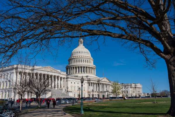 The Capitol is seen in Washington, March 25, 2025. (AP Photo/J. Scott Applewhite, File)