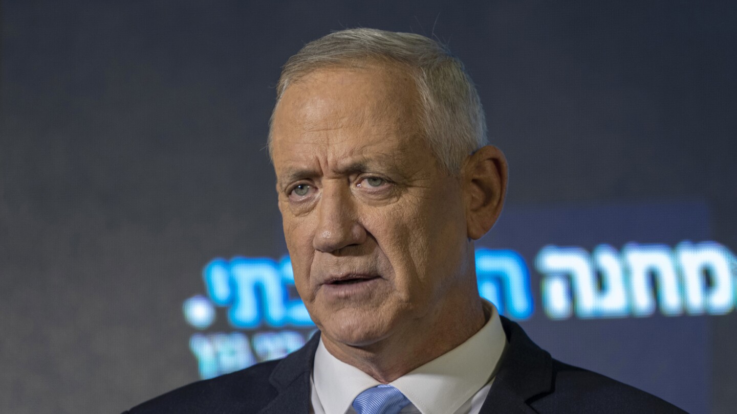 Gantz, Mitglied des israelischen Kriegskabinetts, sagte, er werde ohne einen neuen Kriegsplan zurücktreten