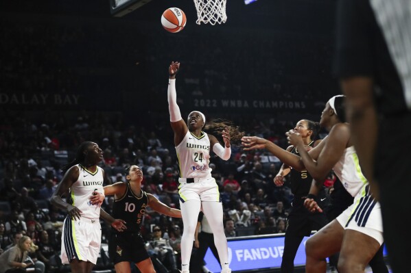 Aces, A'ja Wilson beat Dallas Wings in Game 1 of WNBA semifinals