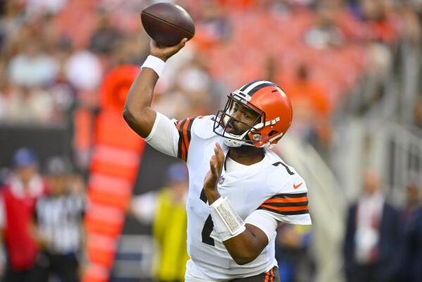 Re-start: QB Jacoby Brissett, Browns in good place together