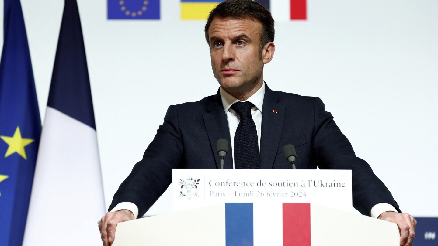 French President Macron Leaves Door Open for Sending Western Troops to Ukraine amid Russia’s Ongoing Invasion
