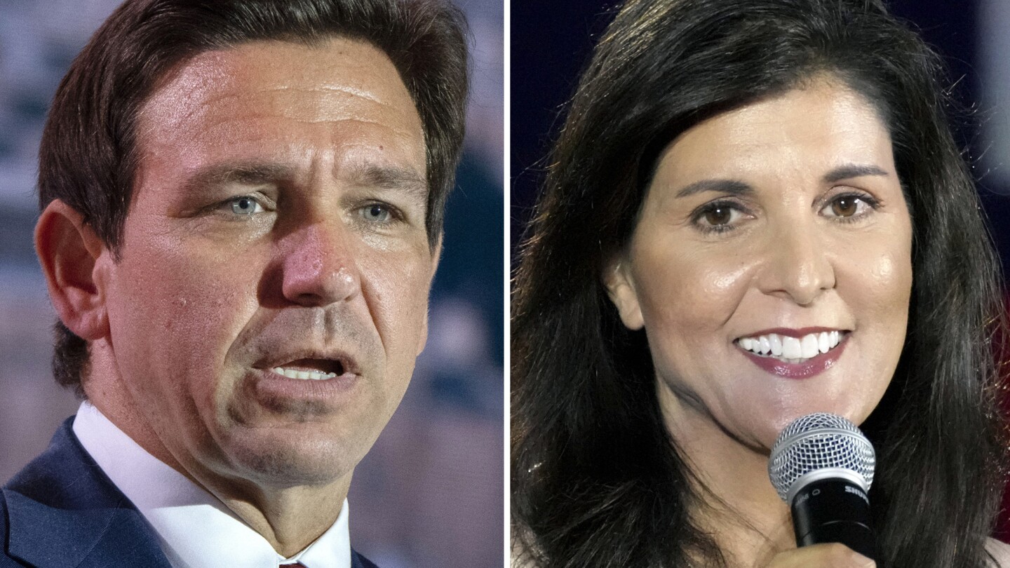 DeSantis and Haley are battling to emerge in Iowa as the preferred Republican alternative to Trump