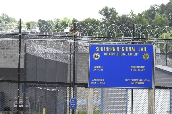 FILE - The Southern Regional Jail in Beaver, W.Va., is seen in this undated photo. An inmate at Southern Regional Jail in West Virginia was pronounced dead Friday morning, Dec. 22, 2023, officials said. (Rick Barbero/The Register-Herald via AP, File)