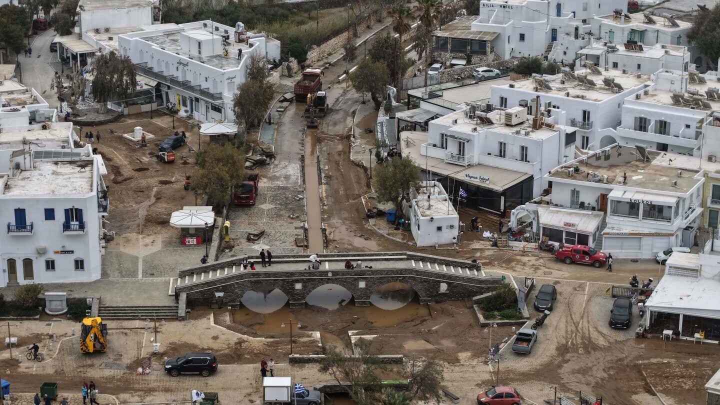 Severe storms batter Greek islands for a second day, with Crete hardest hit