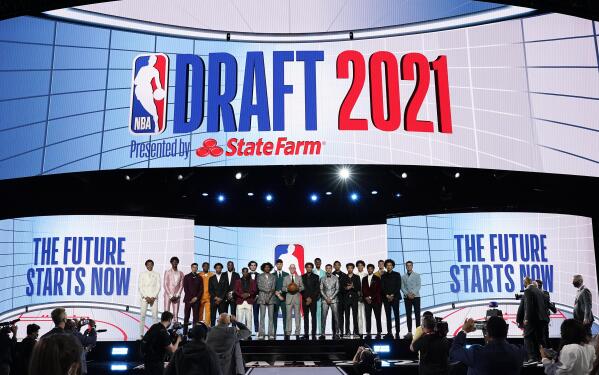 2021 NBA Draft On-Stage hats 