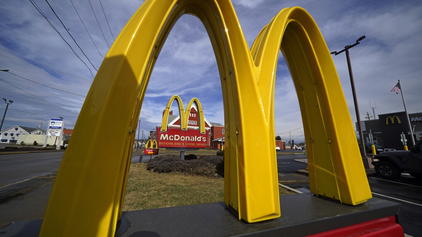 McDonald's store traffic falls unexpectedly as diners grow uneasy about economy