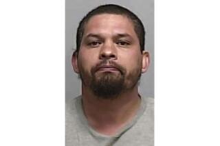 This booking photo provided by the Chaves County Jail shows Tony Ray Peralta on Tuesday, May 2, 2023. Authorities say Peralta, of Roswell, N.M., was arrested after calling 911, confessing to a 2008 murder case, and telling police where his former landlord's body was buried. (Chaves County Jail via AP)