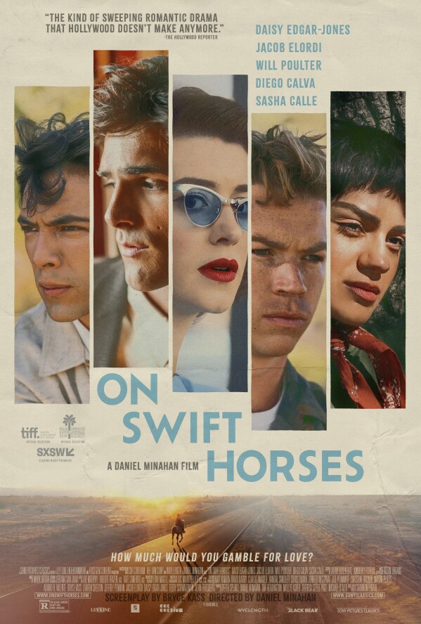 This image released by Sony Pictures Classics shows promotional art for "On Swift Horses." (Sony Pictures Classics via AP)
