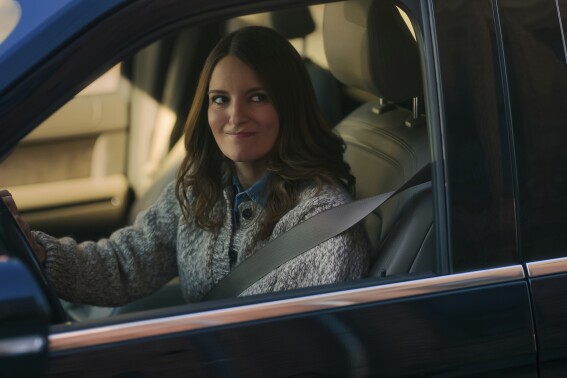 This image released by Netflix shows Tina Fey in a scene from "The Four Seasons". (Netflix via AP)